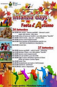 Il programma di Infanzia Days